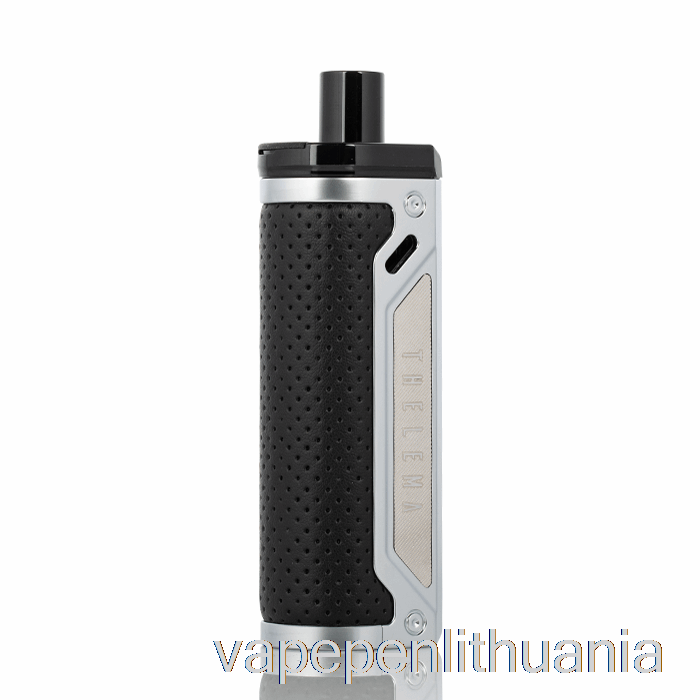 Pamestas Vape Thelema 80w Pod Mod Rinkinys Nerūdijančio / Grūdėtos Odos Vape Skystis